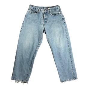 Rye‎ Jeans Mens 33x30 Blue Loose Fit Distressed Denim Streetwear Baggy Skater